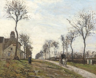 Route à Louveciennes, 1870 - Camille Jacob Pissarro